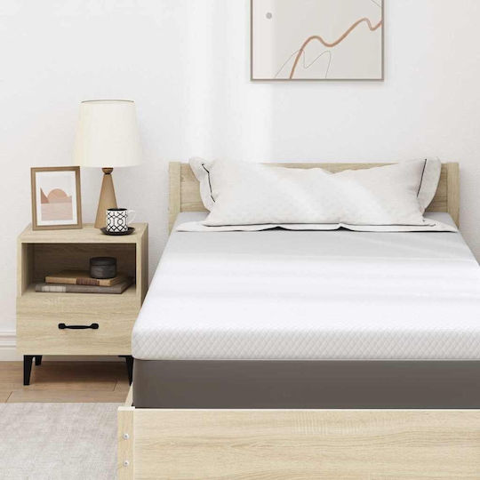 vidaXL Ανώστρωμα Μονό Polyester 90x190x7εκ.