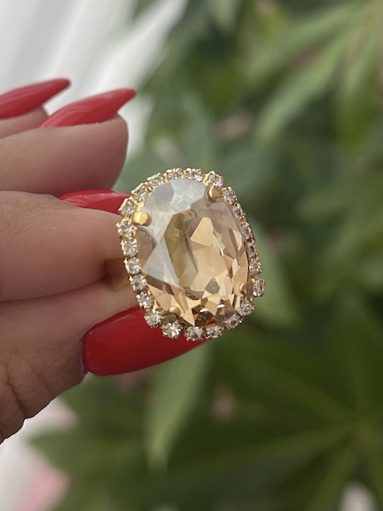 Damen Ring mit Steinen