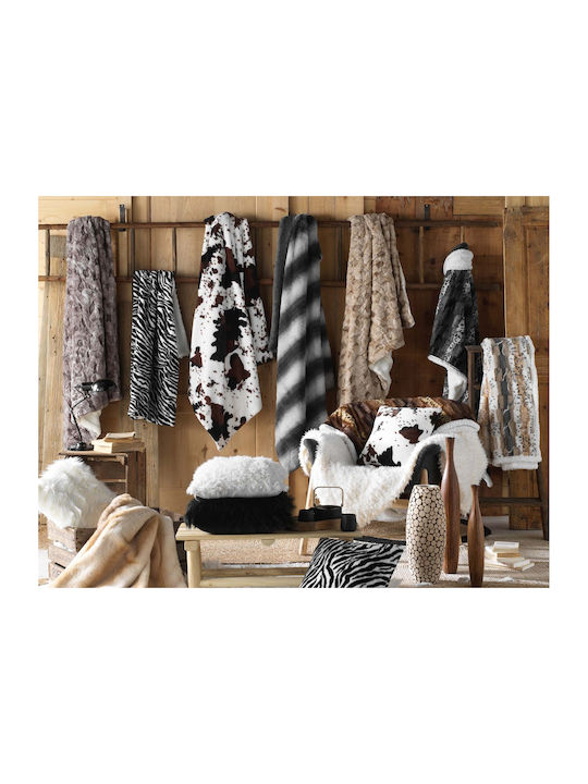 L-c Mouton Furry Blanket Sofa 125x150cm Mouton
