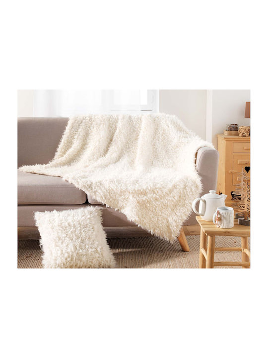 L-c Mouton Furry Blanket Sofa 125x150cm Mouton