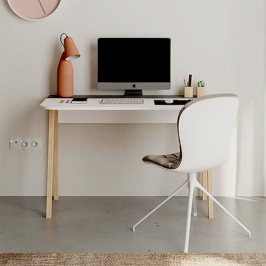 Birou Luton Din Lemn Gri / Alb 120x60x75 cm