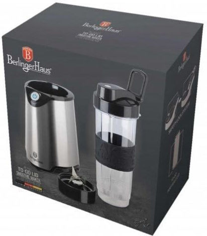 Berlinger Haus Μπλέντερ με Πλαστική Κανάτα 570 ml 300W Μαύρο BH-9447