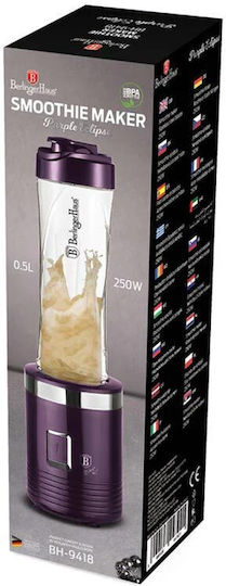 Berlinger Haus Μπλέντερ με Πλαστική Κανάτα 500 ml 250W Μωβ BH-9418