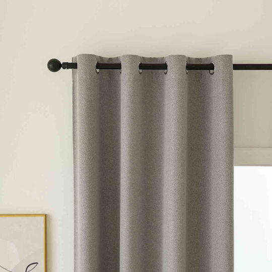 Beauty Home Vorhang mit Grommets Total 8446 Schwarze 140x270cm