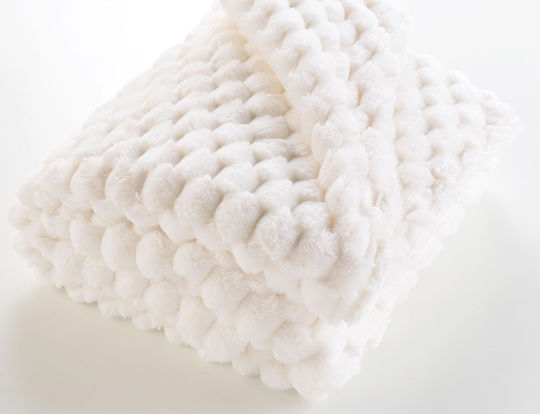 Douceur d'Intérieur Frosty Ριχτάρι Πολυθρόνας Sherpa 180x220εκ. Frosty