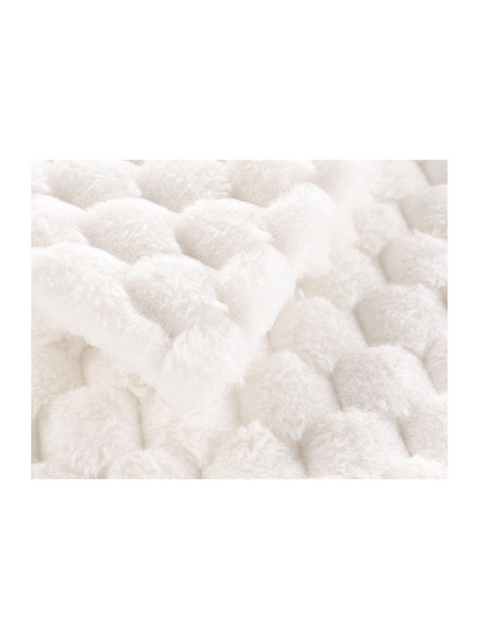 Douceur d'Intérieur Frosty Ριχτάρι Πολυθρόνας Sherpa 180x220εκ. Frosty
