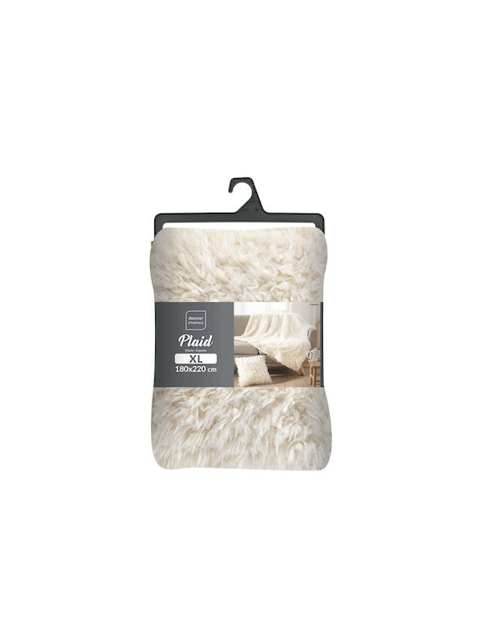 L-c Mouton Ριχτάρι Πολυθρόνας Γούνινο 180x220εκ. Mouton