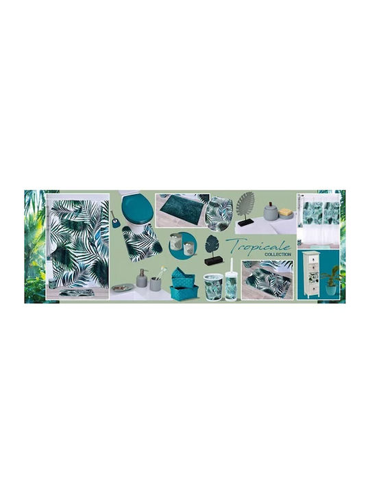 Evideco Badematte Mikrofaser Toilette 7702635 Green 45x50cm