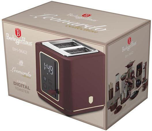 Berlinger Haus Leonardo Toaster 2 Schlitze 870W Lila