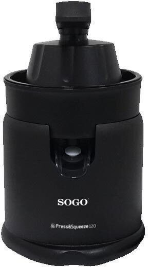 Sogo Elektrischer Entsafter 120W mit einer Kapazität von 250ml Schwarz