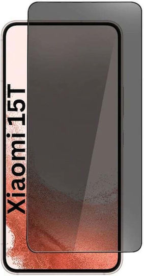 Screen Protector Xiaomi 15t Anti-spy Ultra Hd 9h Protection Easy Installation 111d Set Sticker Privacy