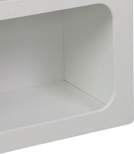 Wall Shelf Emersi White 70x35x100cm