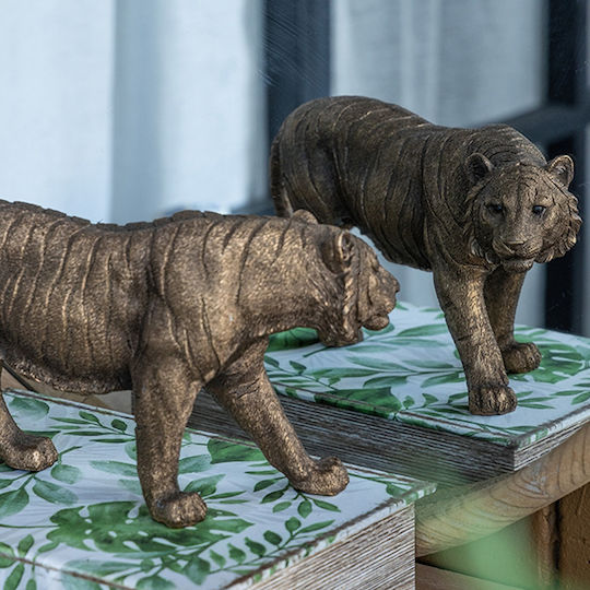Artekko Decorative Animal Polyresin Tiger 29x9x15cm 1pcs