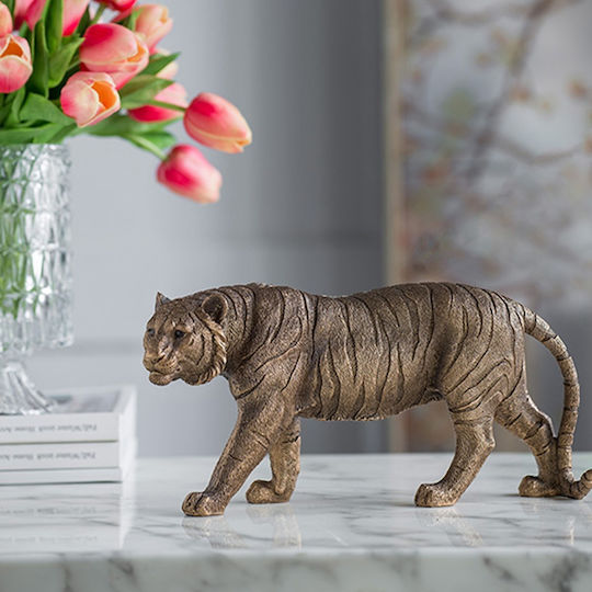 Artekko Decorative Animal Polyresin Tiger 29x9x15cm 1pcs