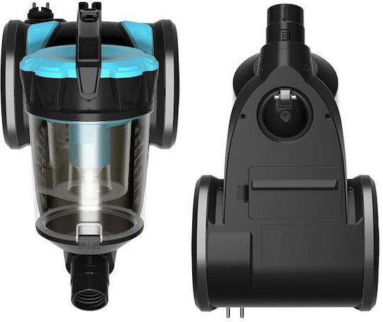 Turbotronic TT-CV12 Aspirator 700W cu bol 2.5lt Neagră