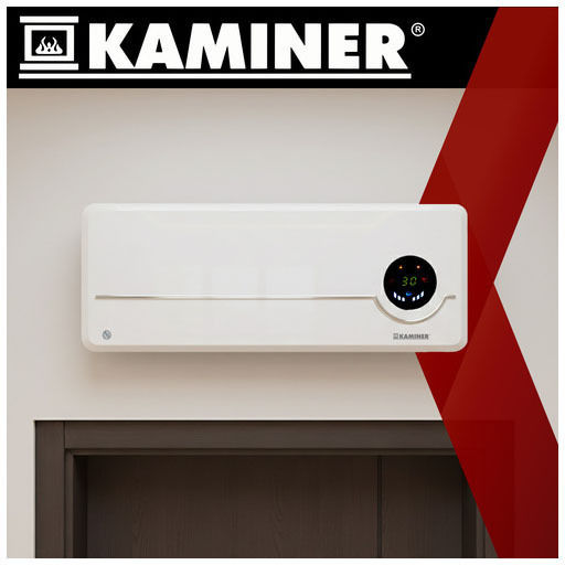Kaminer Airo Αερόθερμο Δωματίου Τοίχου Λευκό 2000W