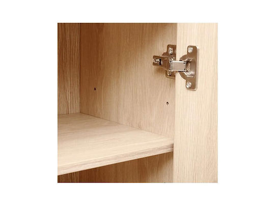 Badezimmersäule Boden H30xB30xH170cm Braun