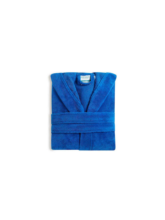 Waverly Παιδικό Μπουρνούζι Green Blue με Κουκούλα