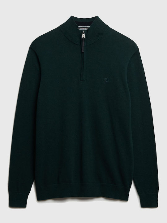 Herrenblusen Langarm Pullover in Grün