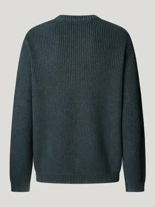 Neck Sweater Dark Blue