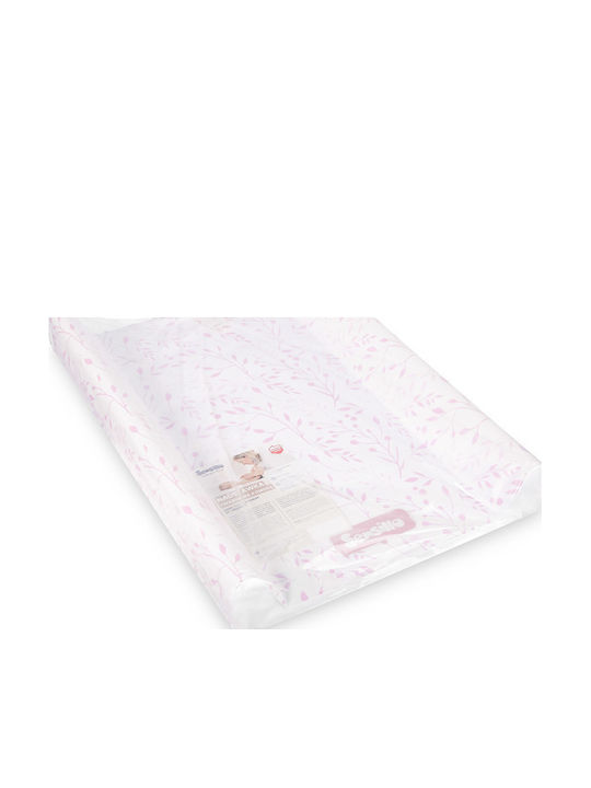 Sensillo Hard Changing Pad made of Fabric Pink Leaf
