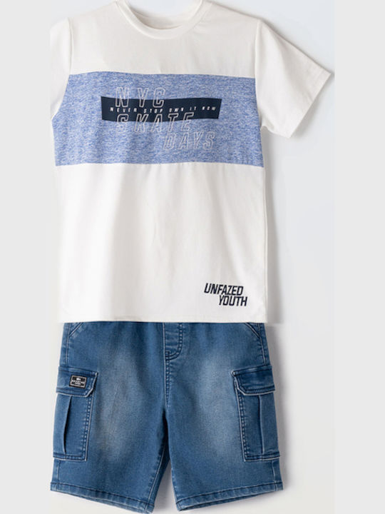 Kids' Set with Shorts Summer 2pcs Blue
