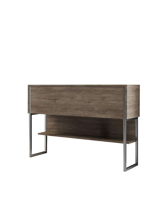 Συρταριέρα Κρεβατοκάμαρας Silver, Walnut 120x30x80cm