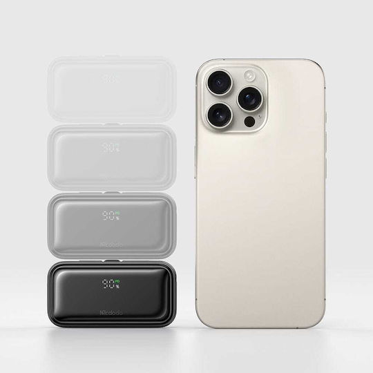 Mcdodo MC-7760 Power Bank 5000mAh 22.5W με Θύρα USB-C Μαύρο