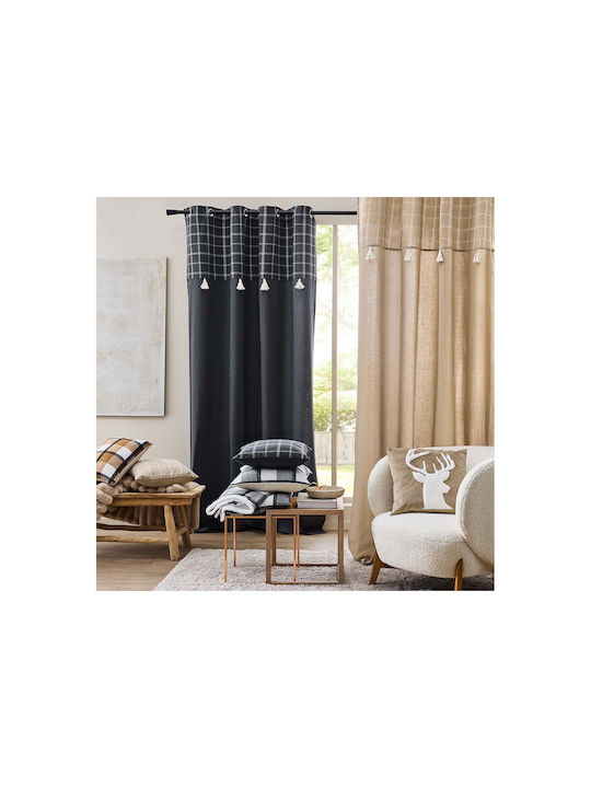 Douceur d'Intérieur Ριχτάρι Πολυθρόνας Sherpa 125x150εκ. Anthracite