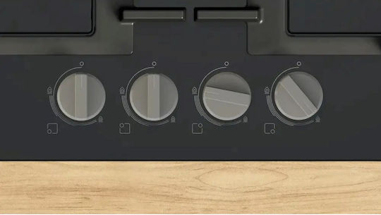 Bosch Serie 4 Εστία Φυσικού Αερίου Αυτόνομη 59x52εκ.
