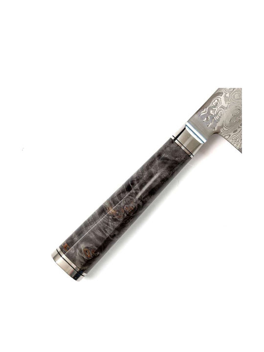 Ryusen Messer Santoku aus Damaststahl 17.5cm