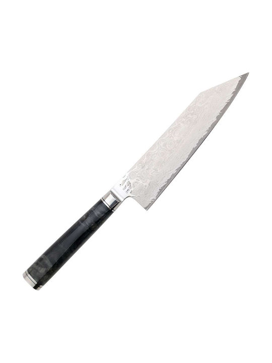 Ryusen Messer Santoku aus Damaststahl 17.5cm