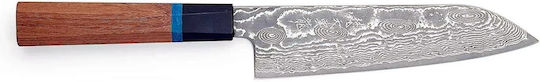 Ryusen Bonten Unryu KAI Μαχαίρι Santoku από Δαμασκηνό Ατσάλι 17.5cm