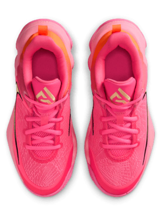 Giannis Immortality 4 Kids Sports Shoes Basketball with Laces Pink