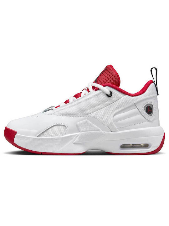 Max Aura Kids Sports Shoes Basketball with Laces White