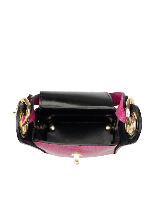 De piele Geantă de damă De umăr Fuchsia
