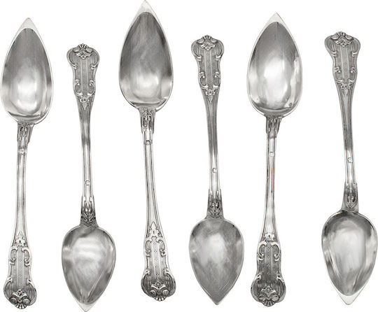 Savvas Design Besteckset Silber 50Stück