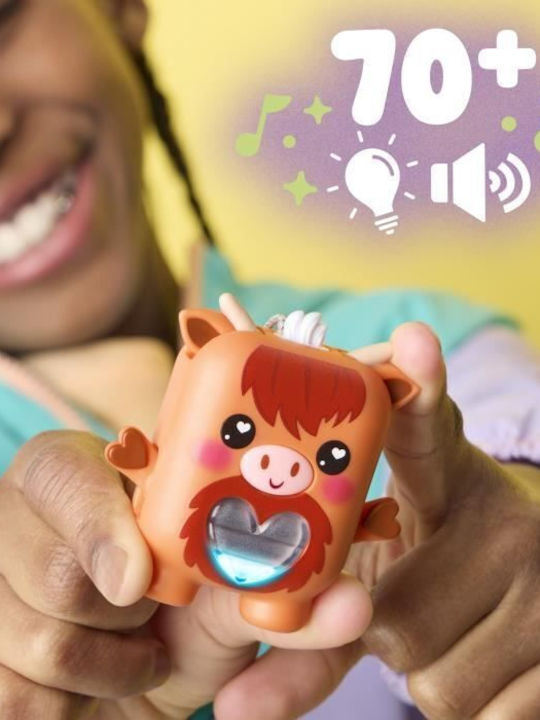 Nano-mals Cowbert Highland Cow Electronic Companion Over 70 Reactions Children Ages 5 Up
