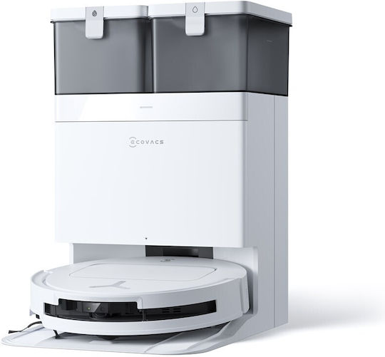 Ecovacs Deebot T50 PRO Omni Σκούπα Ρομπότ με Χαρτογράφηση Laser & Απορρόφηση 21000Pa Λευκή