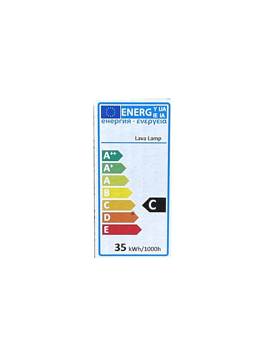 Dekorative Lampe Lavalampe Rot