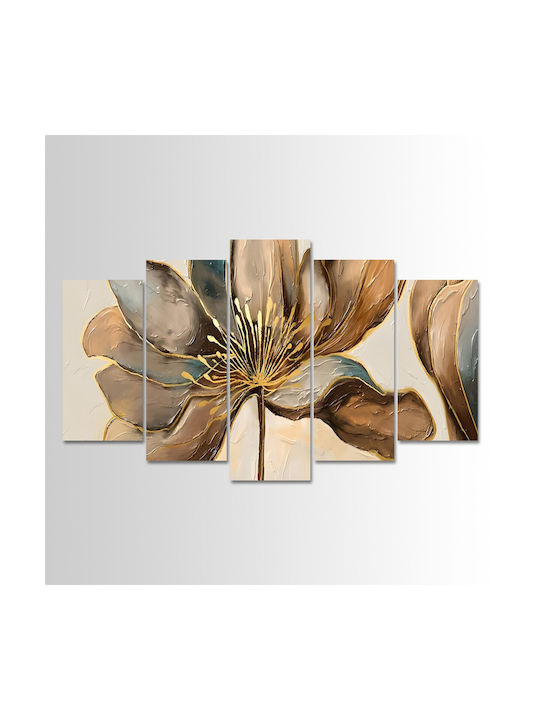 Σετ Διακοσμητικοί Πίνακες Mdf 5 Τεμάχια 5mdf4600_60100 100 X 60 296cty1343 20x60 Cm