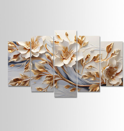 Σετ Διακοσμητικοί Πίνακες Mdf 5 Τεμάχια 5mdf4588_60100 100 X 60 296cty1331 20x60 Cm