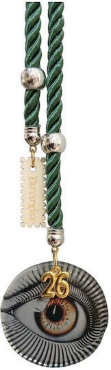Kalliopi Silver Handmade Окачен Гоури Горелка Зелен от Стъкло 2026 6x6см 1бр Kalliopi Silver Handmade Окачен Гоури Горелка Зелен от Стъкло 2026 6x6см 1бр
