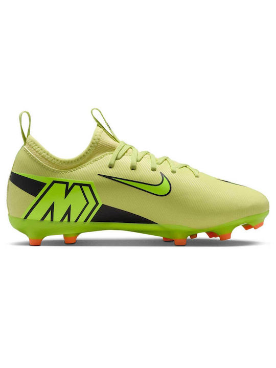 Zoom Vapor 16 Academy FG/MG Παιδικά Ποδοσφαιρικά Παπούτσια με Τάπες Κίτρινα