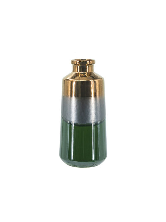 Artekko Vază Decorativă Ceramică Electric Verde 14x14x30cm 1buc