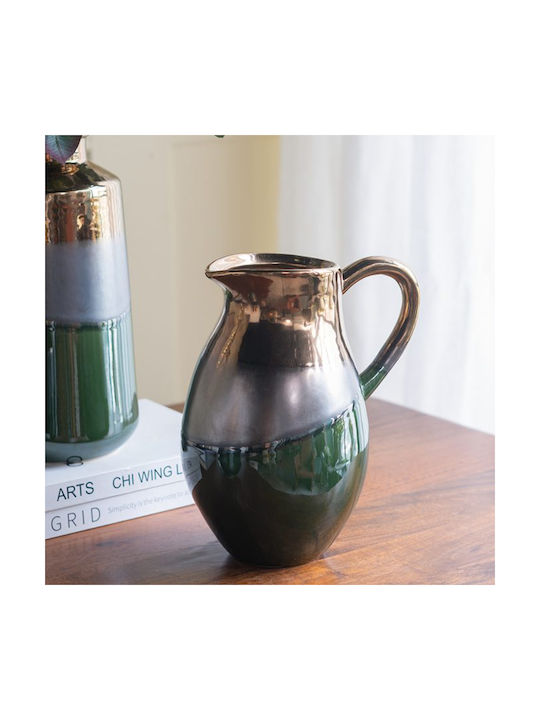 Artekko Vază Decorativă Ceramică Electric Verde 20.5x16x25cm 1buc