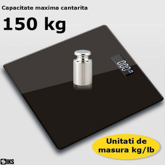 Ψηφιακή Ζυγαριά 150kg Μαύρη