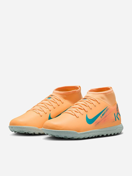 Mercurial Superfly 10 Club "kylian Mbappé" TF Детски Футболни Обувки с Гумена Подметка Сини
