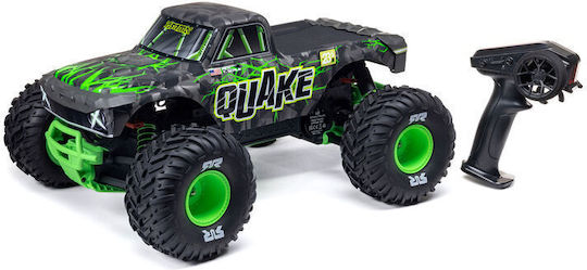 Arrma 1/10 Quake 223s Dsc 2WD RTR Brushless Monster Truck Green Without Battery Charger Ara3537t2 Arrma