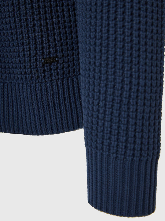 Long Sleeve Sweater Navy Blue FBM012-016-09 Midnight Blue